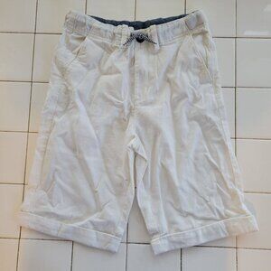 Gymboree Boys White Linen Cotton Blend Shorts Size‎ 10 NEW